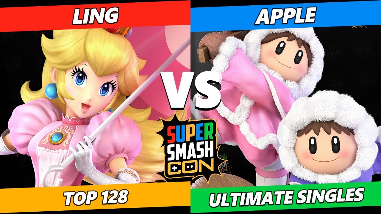 SSC 2022 - Ling (Peach) Vs. Apple (Ice Climbers) Smash Ultimate Tournament