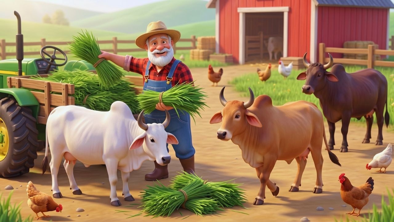 Old MacDonald Had a Farm 🐄🐶🐴 | Kids Songs with Farm Animals | Baby Nursery Rhymes