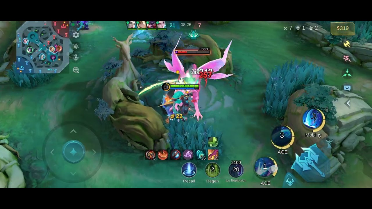 Moba legend bang bang game play