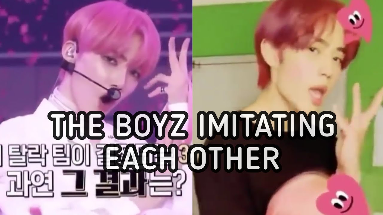 THE BOYZ IMITATING EACH OTHER