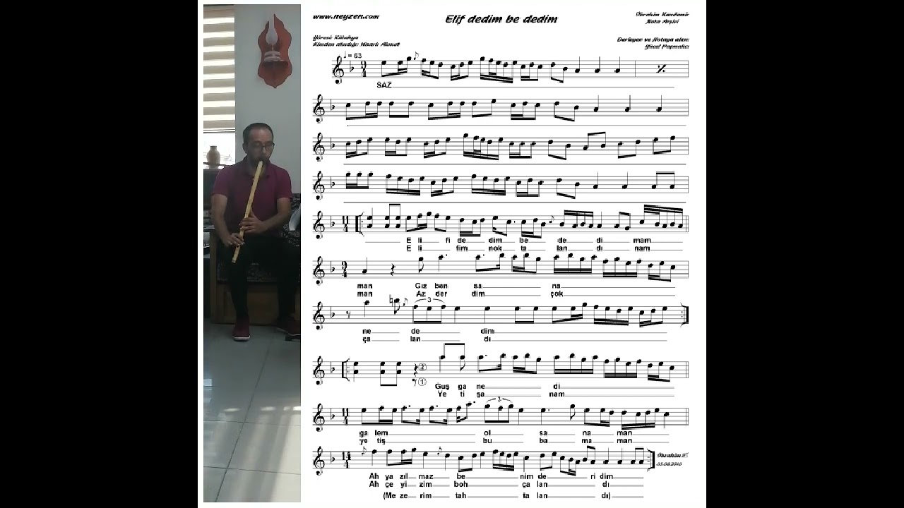 Elif Dedim Türküsü (Kız Ney) İcrası