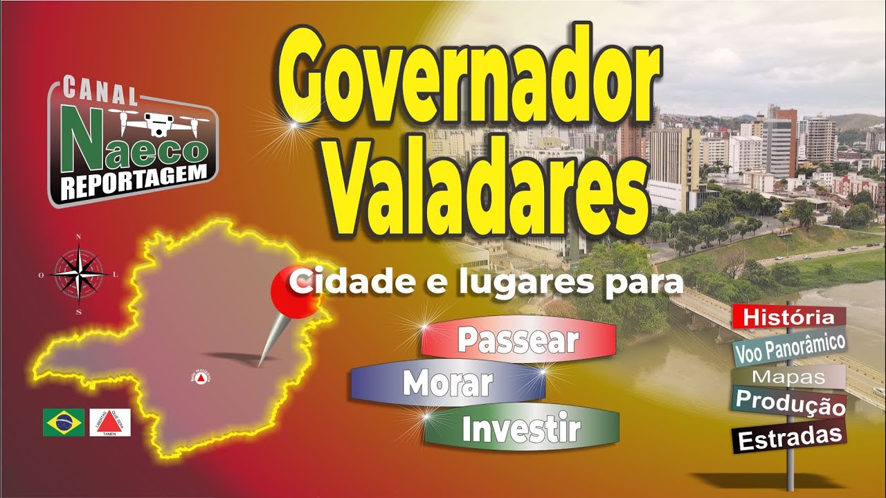 Governador Valadares – MG, cidade e lugares para passear, morar e investir.