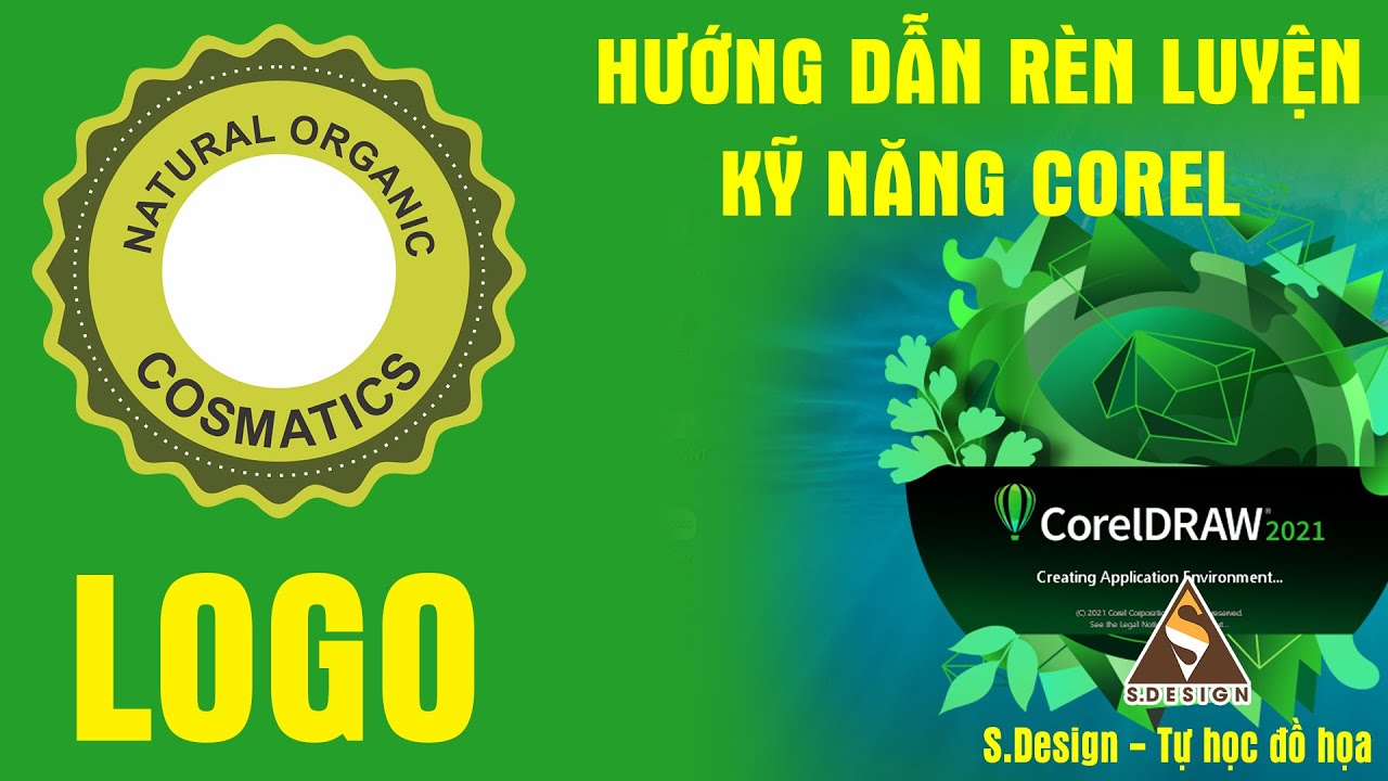 Bài tập thực hành nâng cao kỹ năng Corel - Vẽ logo | S.Design