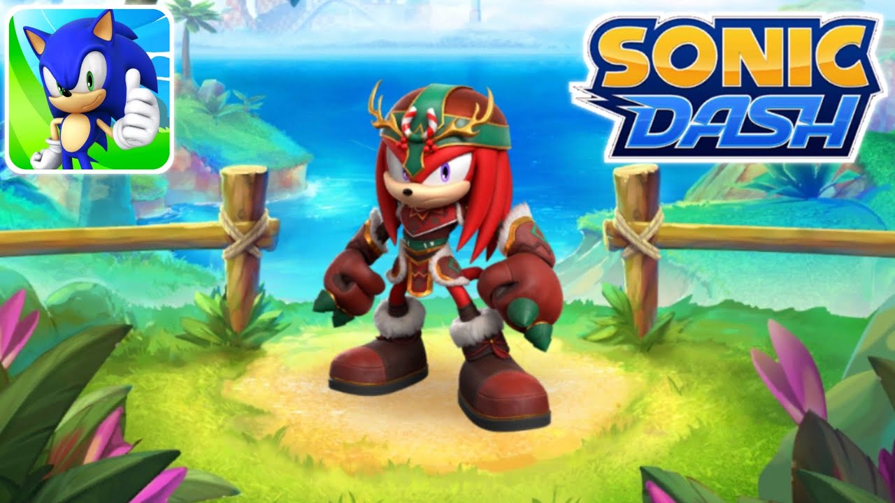 SONIC DASH - REINDEER KNUCKLES ANDROID GAMEPLAY