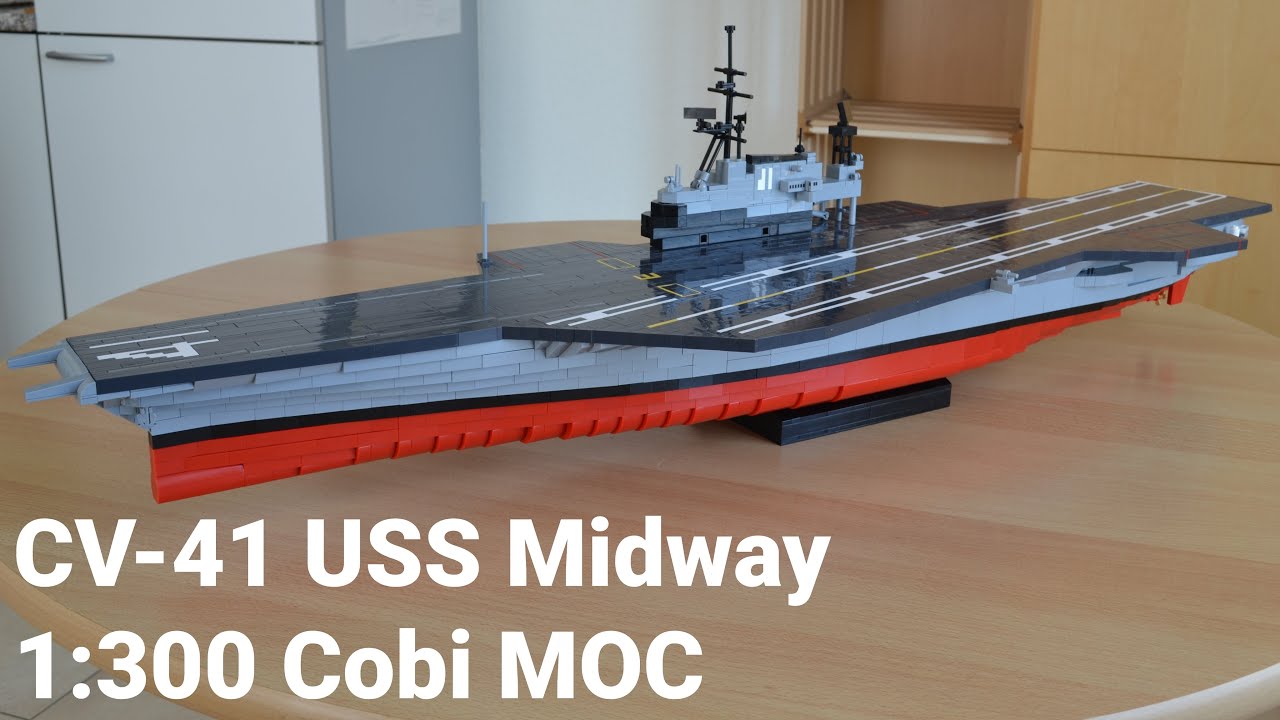 Cobi MOC 1:300 Aircraft Carrier CV-41 USS Midway