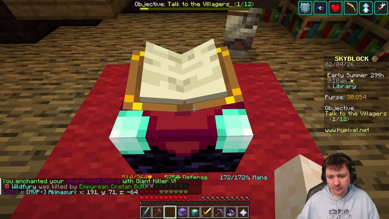 Skypixel Hyblock Bingo oder so? Road to LvL 500!