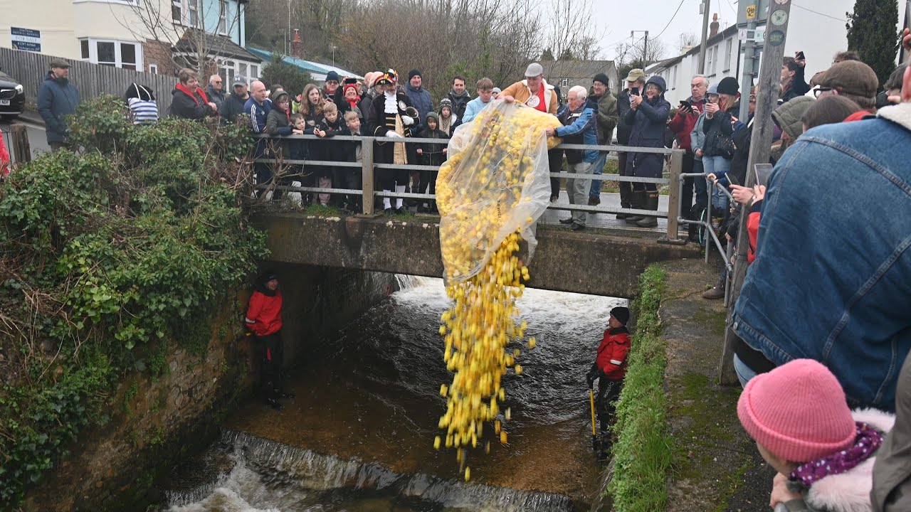 Lyme Regis New Year's Day Duck Race 2024