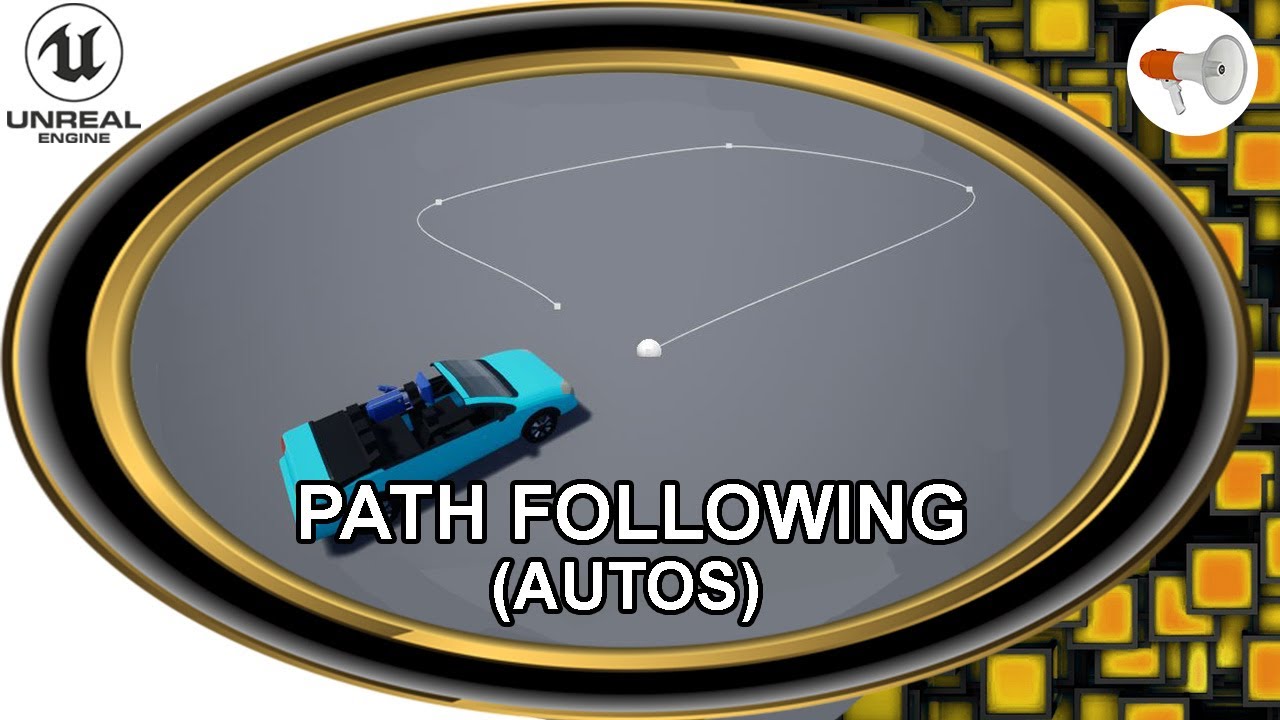 📢 Path following en autos, auto sigue path. Unreal engine 102 - tutorial español.