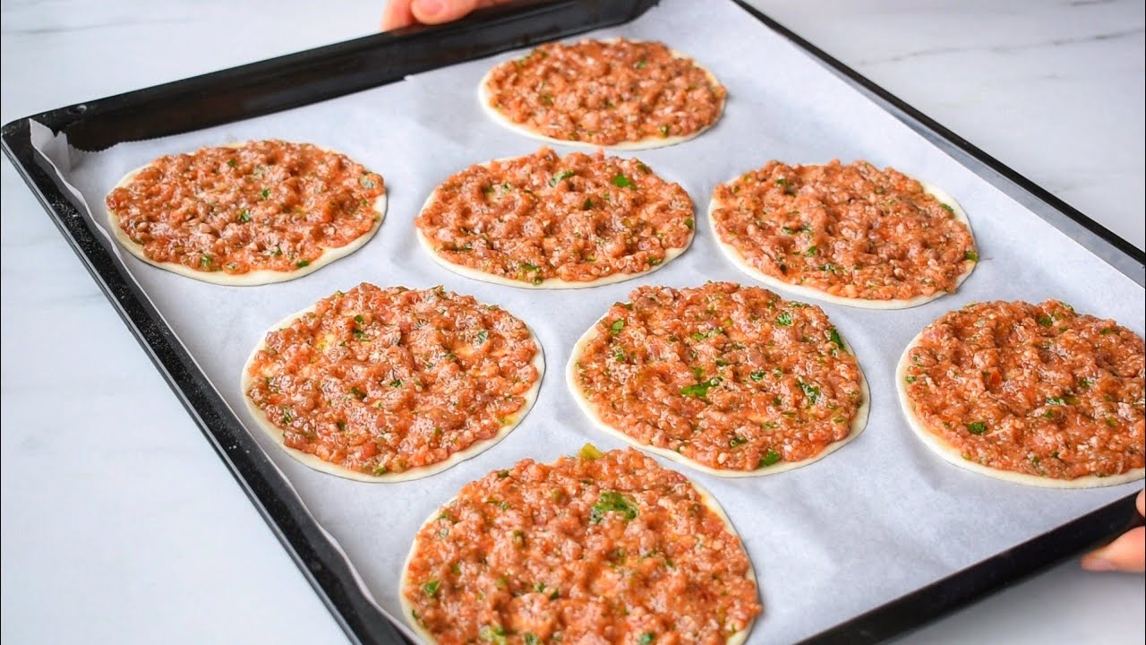 CANIMIZ NE ZAMAN LAHMACUN İSTESE BUNU YAPARIZ❗ ÇOK KOLAY ÇOK LEZZETLİ ✅ FINDIK LAHMACUN