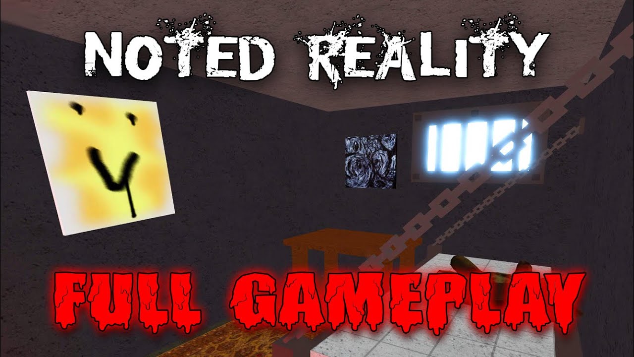 Noted Reality - Full Gameplay - All Endings [Roblox]