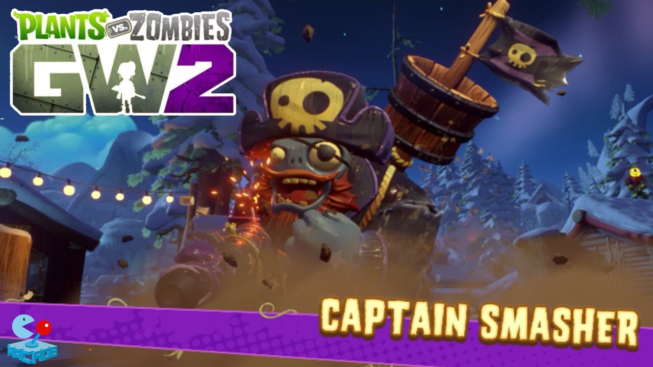 Plants vs. Zombies Garden Warfare 2 - Defeat Captain Smasher! The Pirate Zombie Boss
