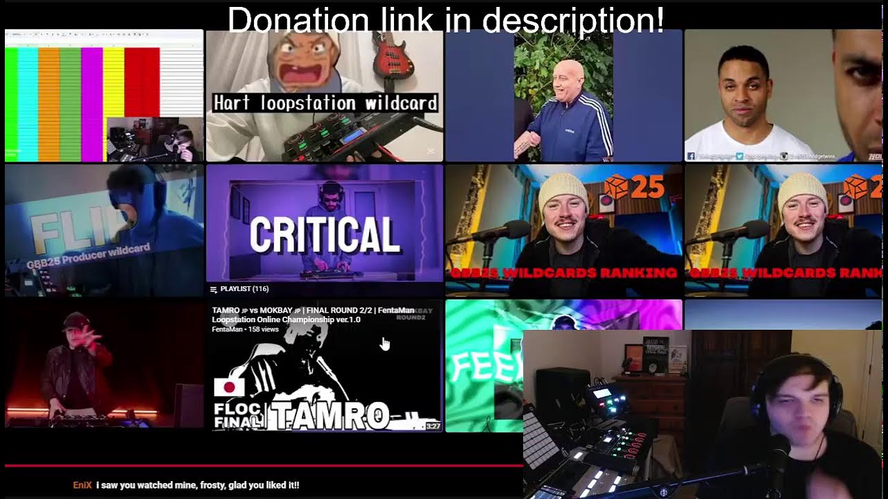 OFFICIAL GBB JUDGE REACTION STREAM!!! (Loopstation)