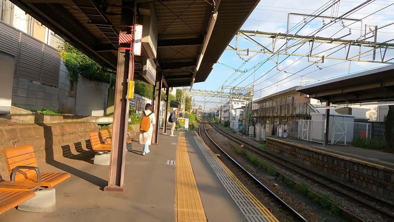 Shindaita Station IN06 | Keio Inokashira Line Walks | Tokyo Railways Exploration | Japan 4K