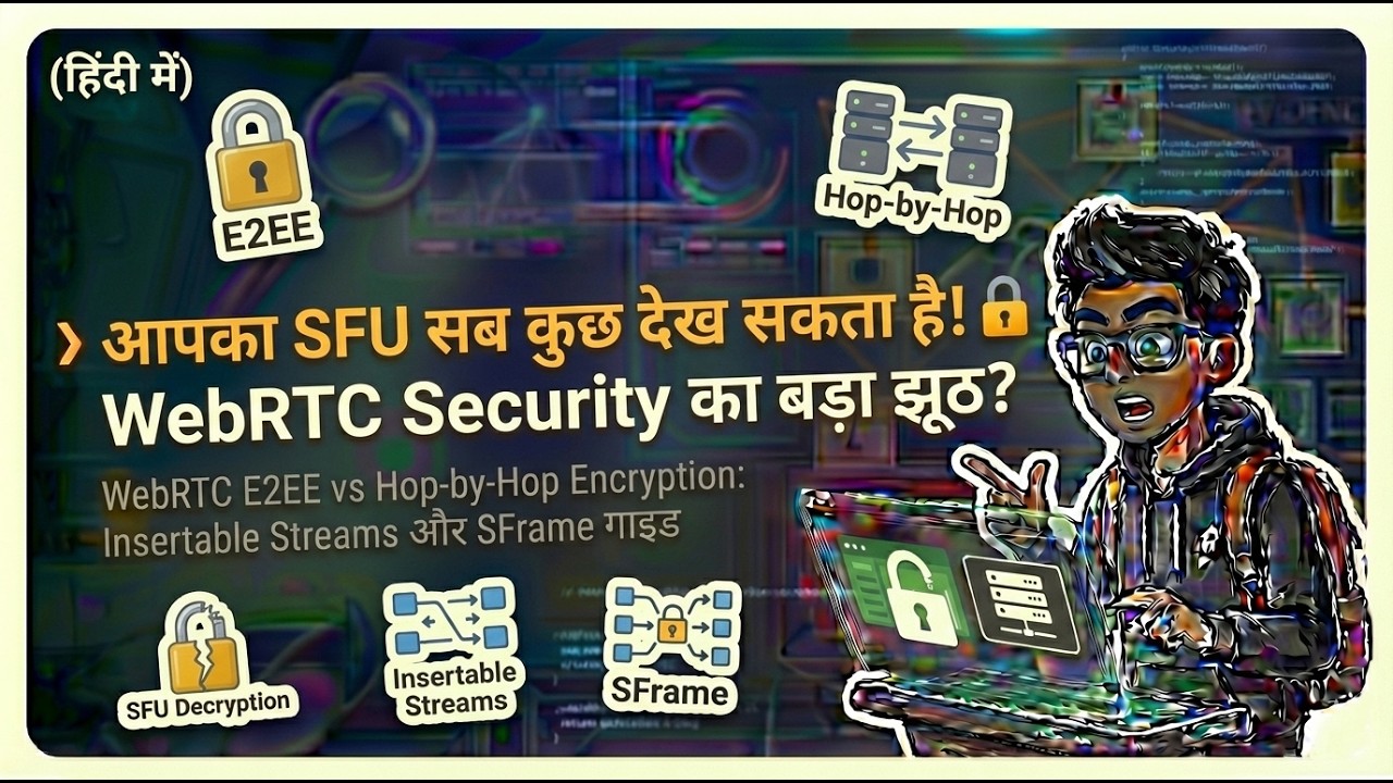 आपका ऐप End-to-End Encrypted नहीं है! (SFU का कड़वा सच) | WebRTC Security