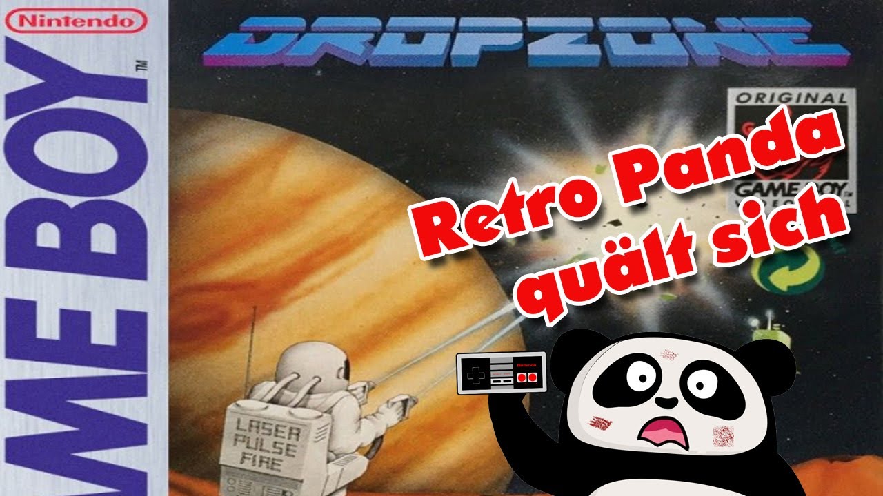 Retro Panda quält sich: Dropzone (Game Boy)!