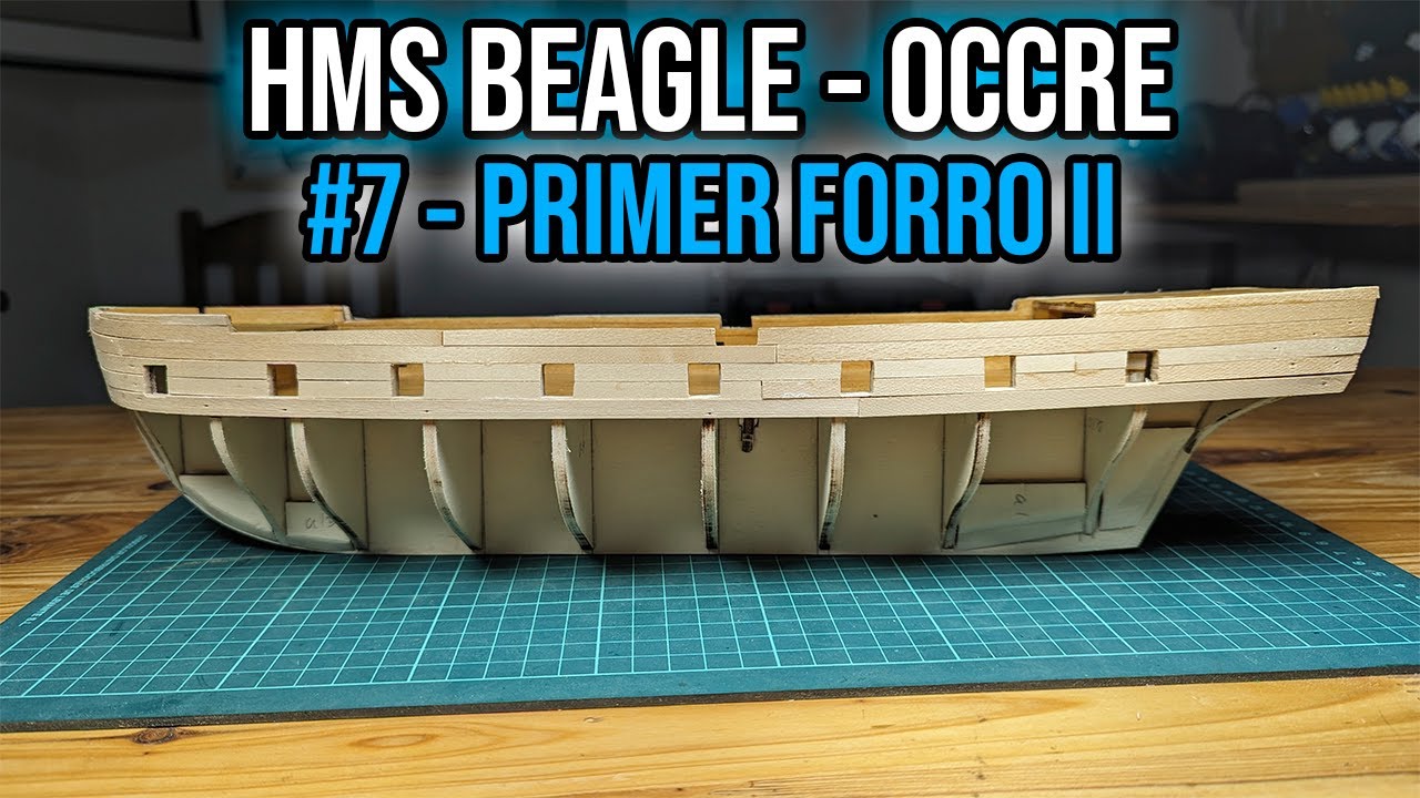 HMS Beagle - OCCRE #7 Primer Forro II - #modelismonaval #modelismo