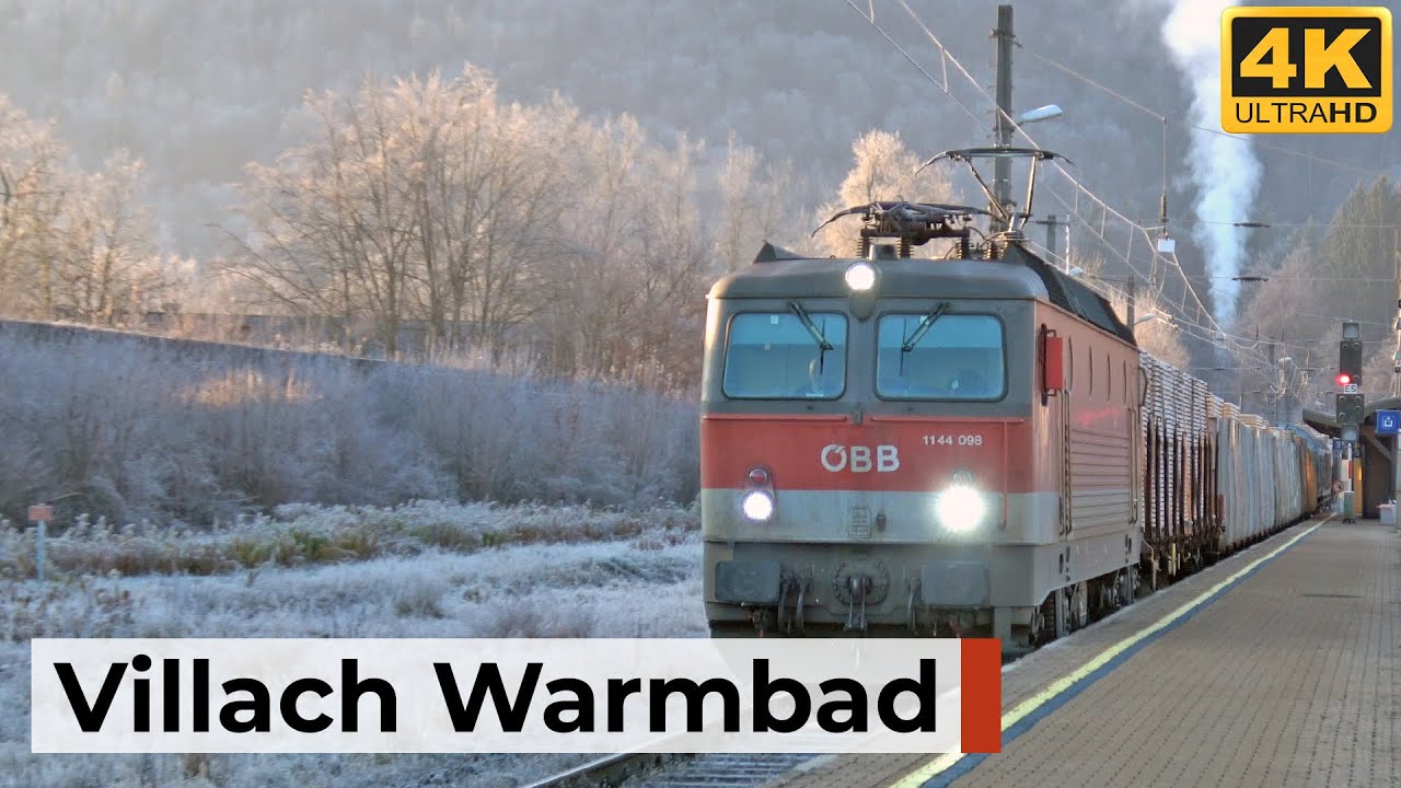 Villach Warmbad 28.11.2025 - Frühmorgendlicher Güterverkehr & alpine Nebenbahnatmosphäre