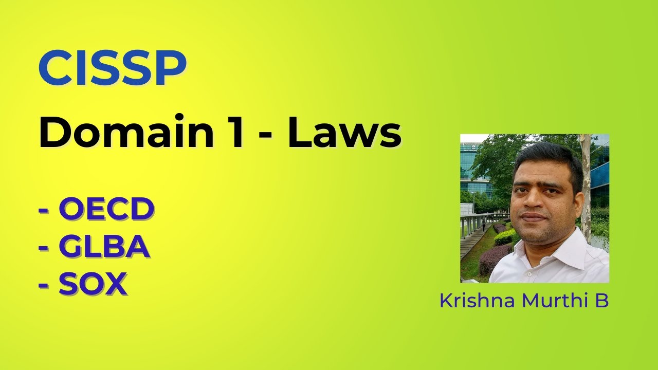About OECD GLBA SOX for CISSP exam