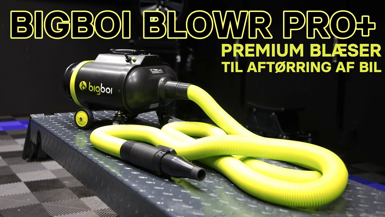 Blæser til aftørring af bil - Bigboi BlowR Pro Plus