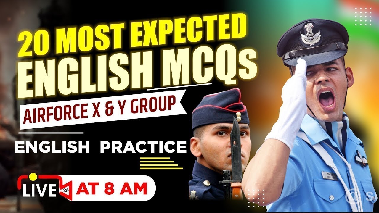 Airforce English Mock Test Paper 08| Airforce X & Y Group English | | Airforce English Practice Set