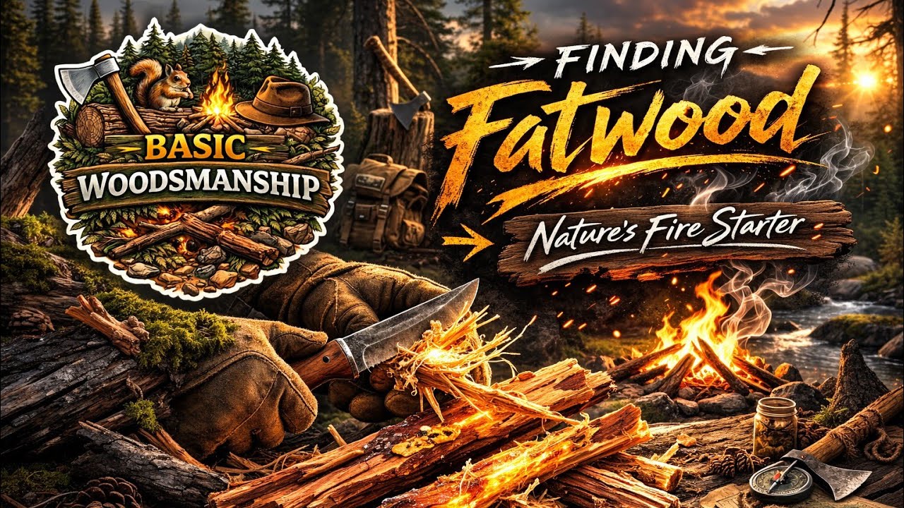 Finding Fatwood.  Fire off the Landscape