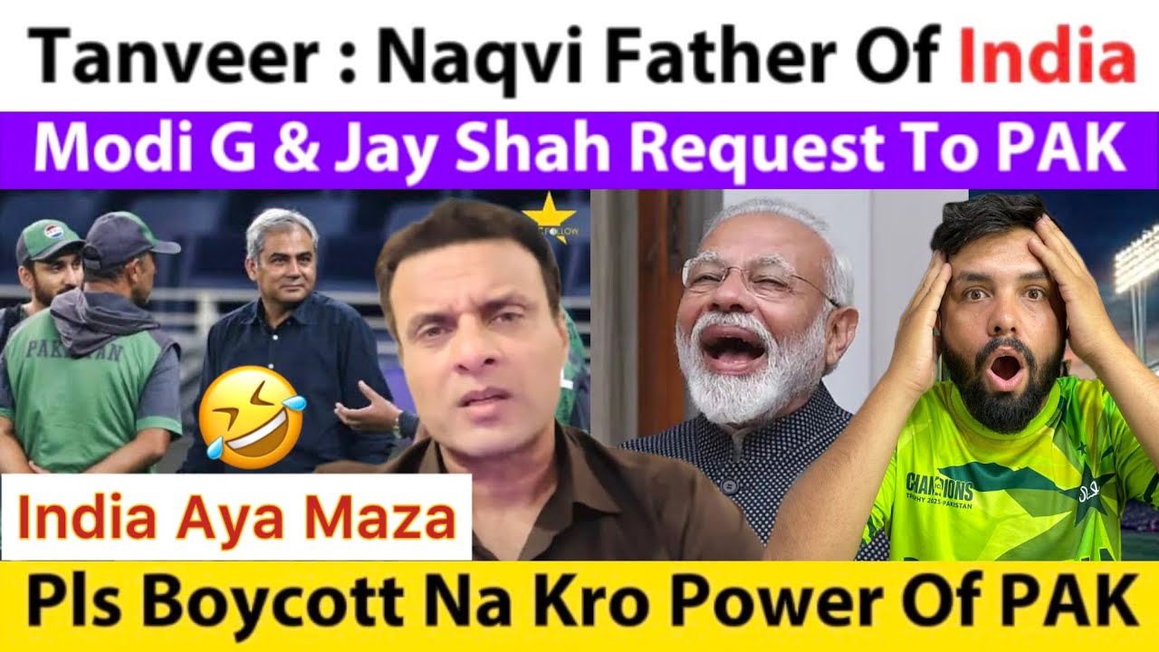 Tanveer : Mohsin Naqvi Destroy India Cricket | Modi G & Jay Shah Now Requesting Pls T20 WC Khailo