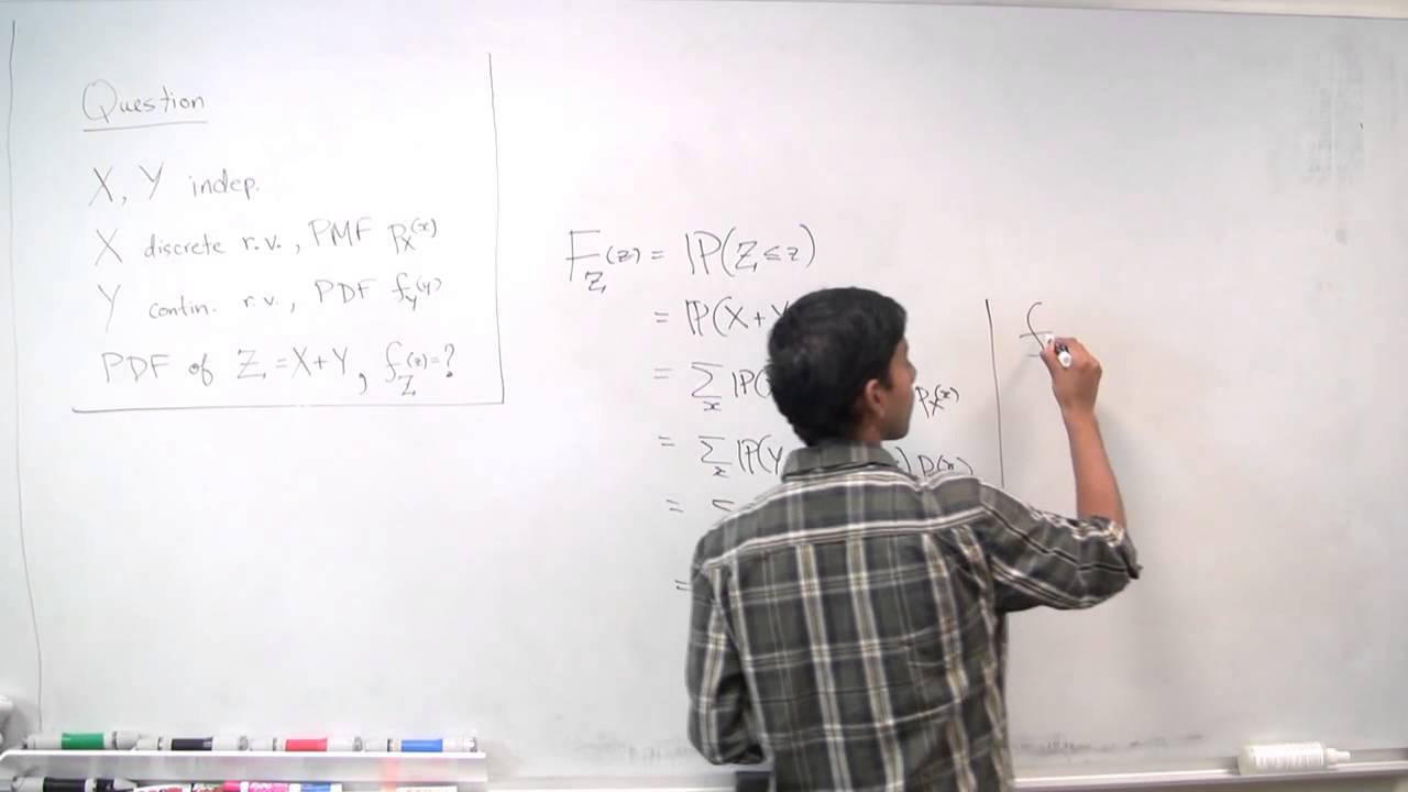 The Sum of Discrete and Continuous Random Variables