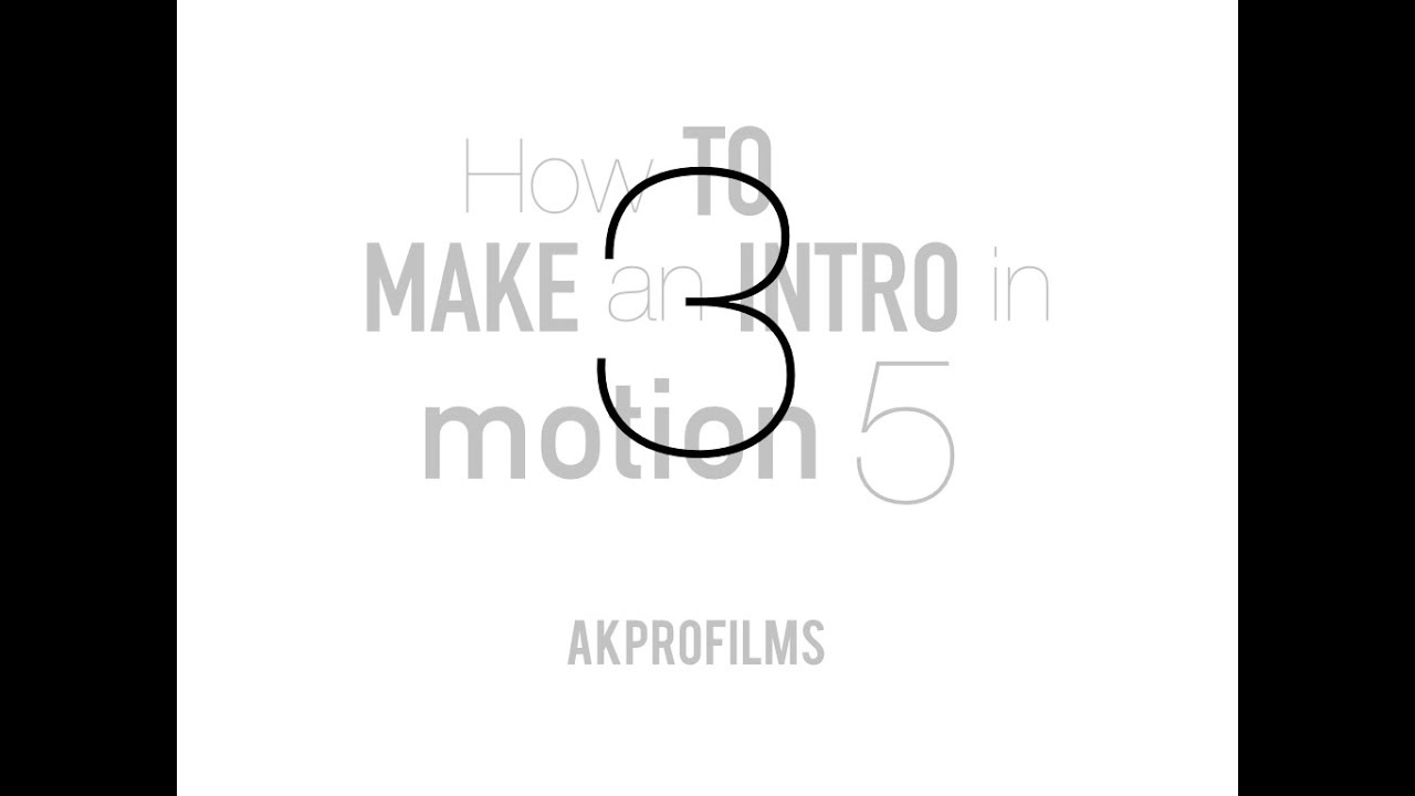 Create 3D Text in Motion 5 - How to Make an Intro in Motion 5 Part 3
