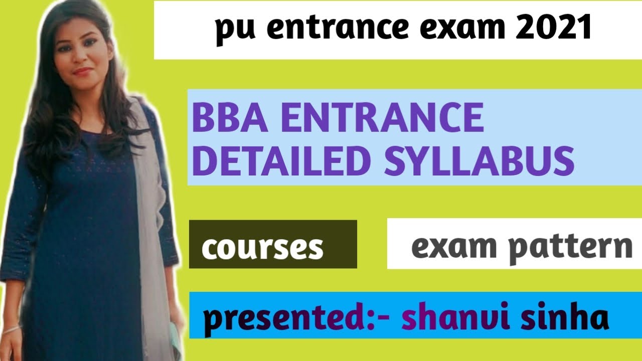 Patna University BBA entrance syllabus 2021|Patna University bba syllabus| Patna University bba