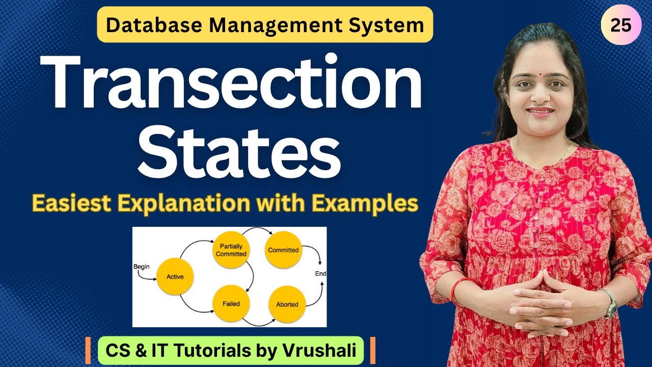 DBMS 25: Learn Transaction States with Examples   #dbmslectures