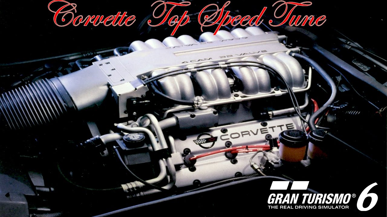 GT6 Top Speed Tune For The Corvette ZR-1 C4 1990 (280mph/450KPH) With NOS it went 299mph.    (PS3)
