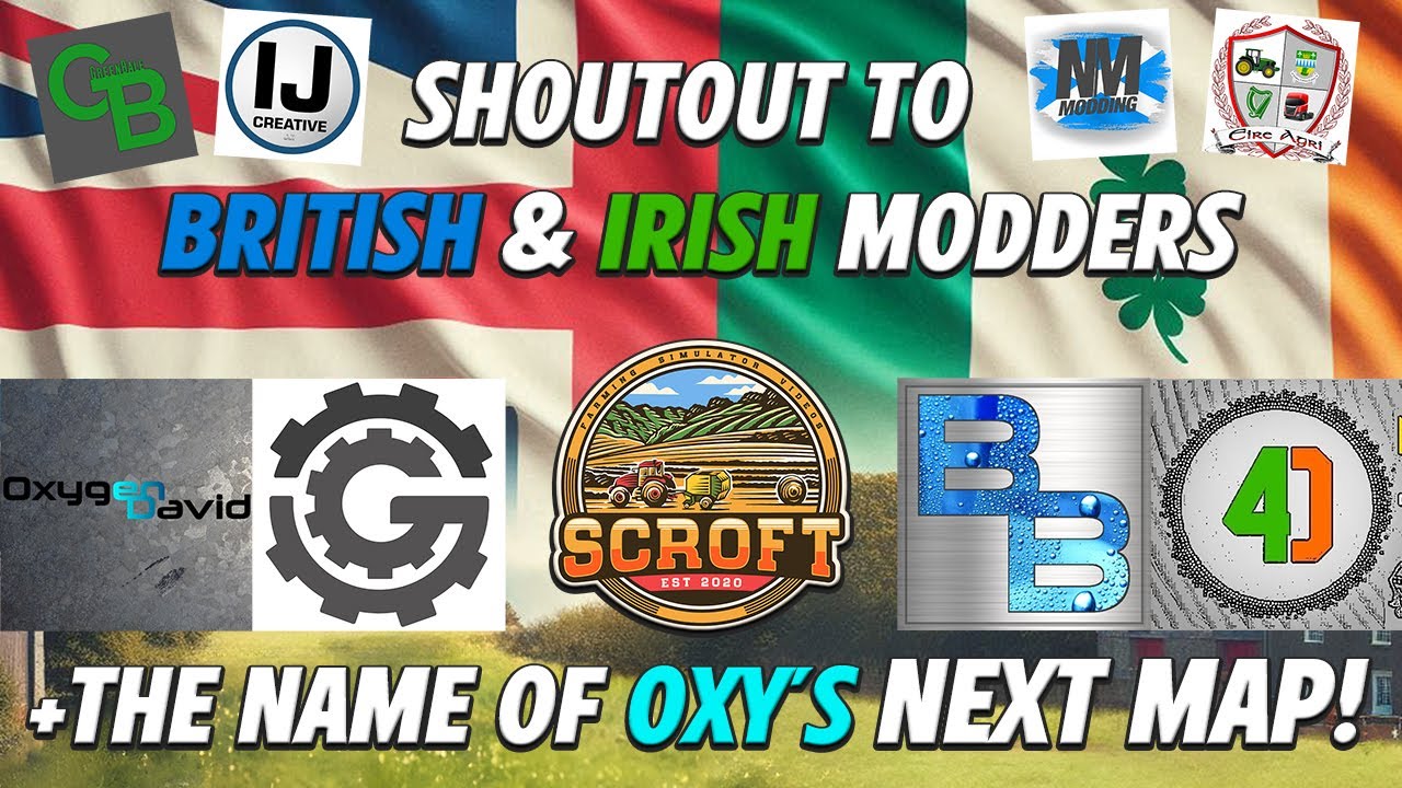 Q&A With OxygenDavid & Shoutout to British & Irish Modders - Farming Simulator