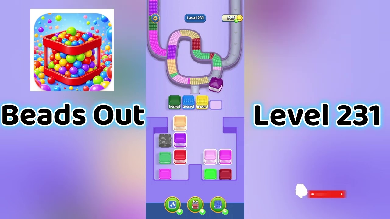🎮 Beads Out Level 231 Walkthrough 🧩 | Tricky Bead Puzzle Solution | Mini Boss