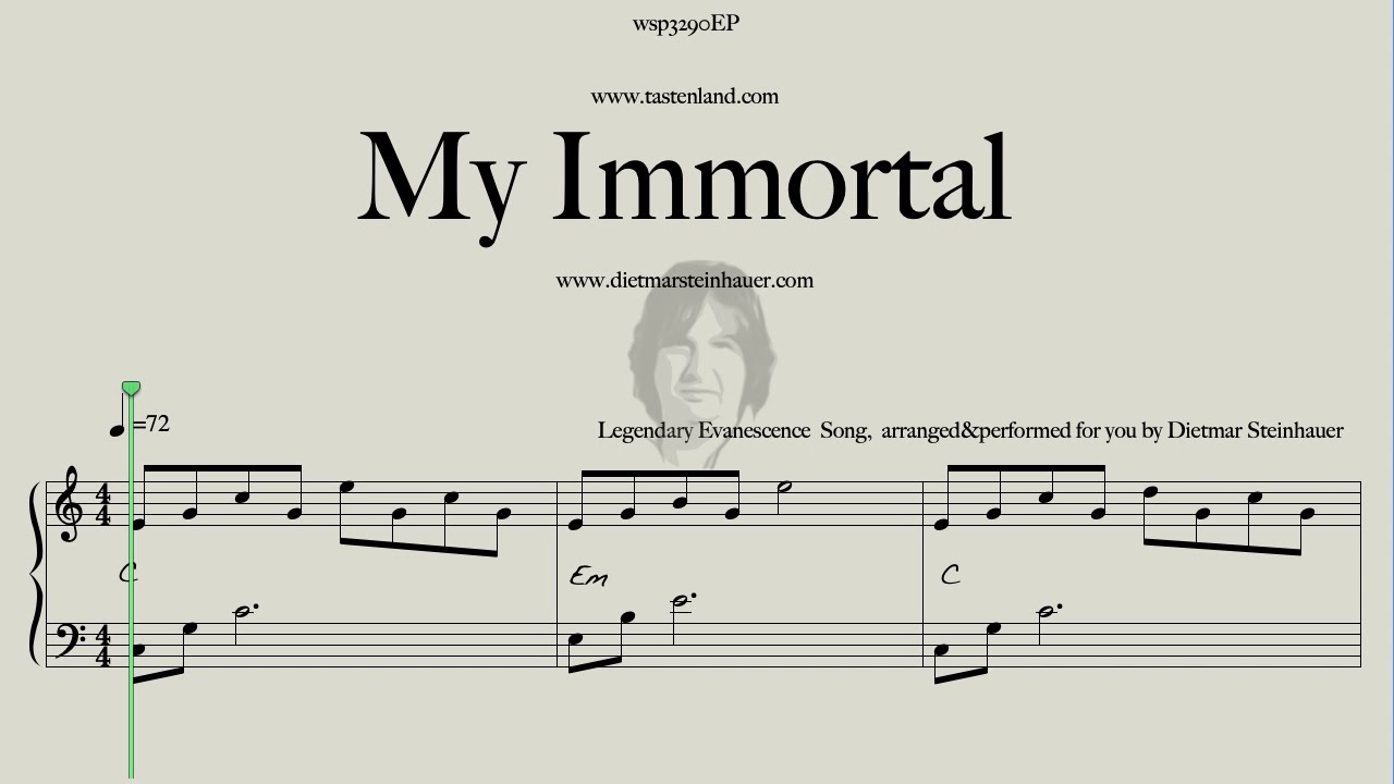 My Immortal  -  Evanescence  -  Easy Piano