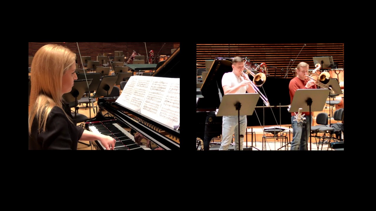 E lucevan le stelle - Puccini/Ferro, Tomasz Hajda & Karol Gajda - trombones Natalia Domańska - piano