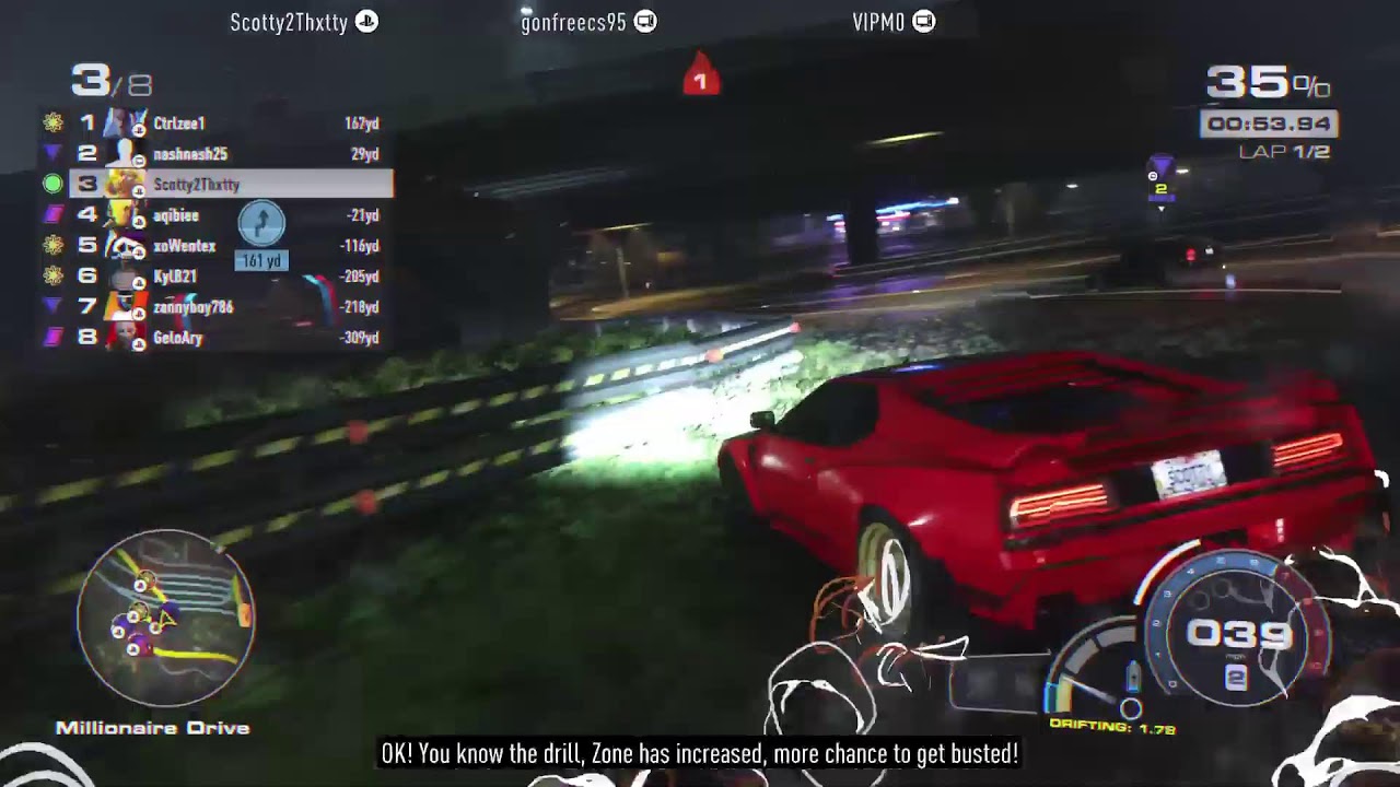 Need For Speed Unbound: Lockdown Mode (Post Game Crash)