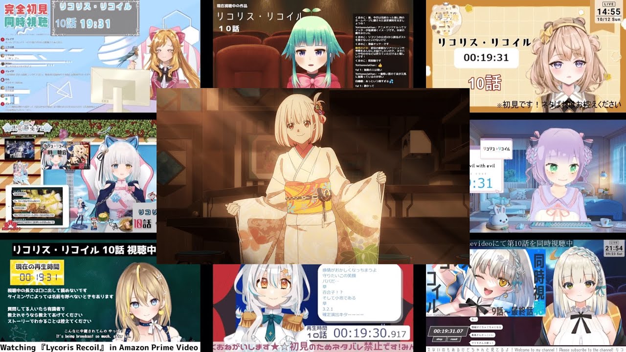 リコリス・リコイル 第10話 VTuber 反応まとめ｜Lycoris Recoil EP10 VTuber Anime Reaction