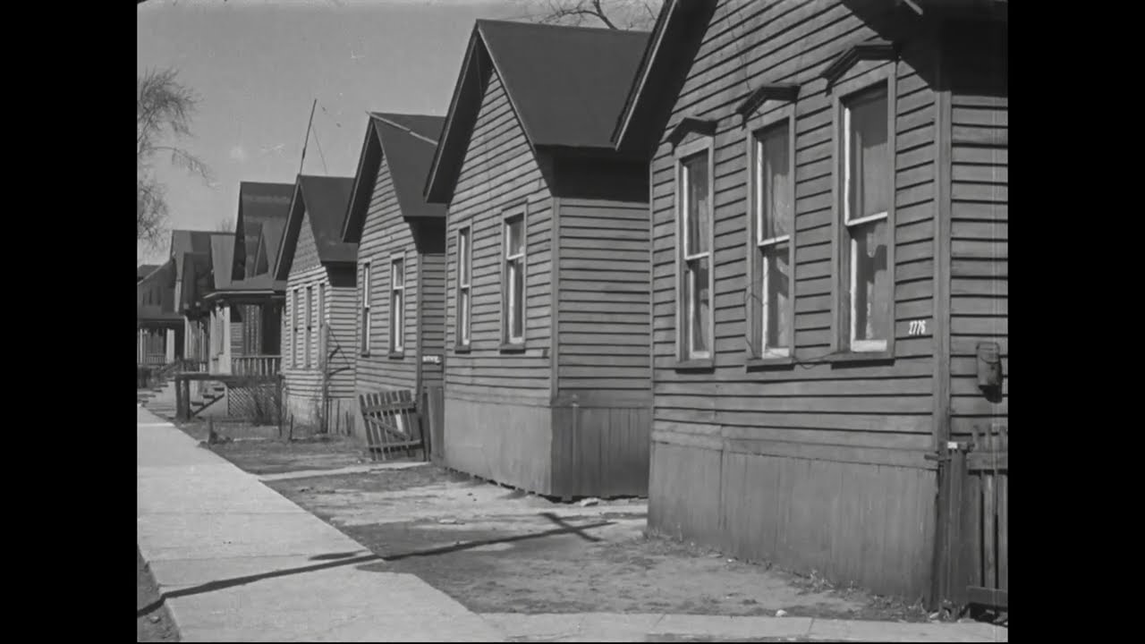 1930's depression era film, food prices :  historic 16mm stock footage