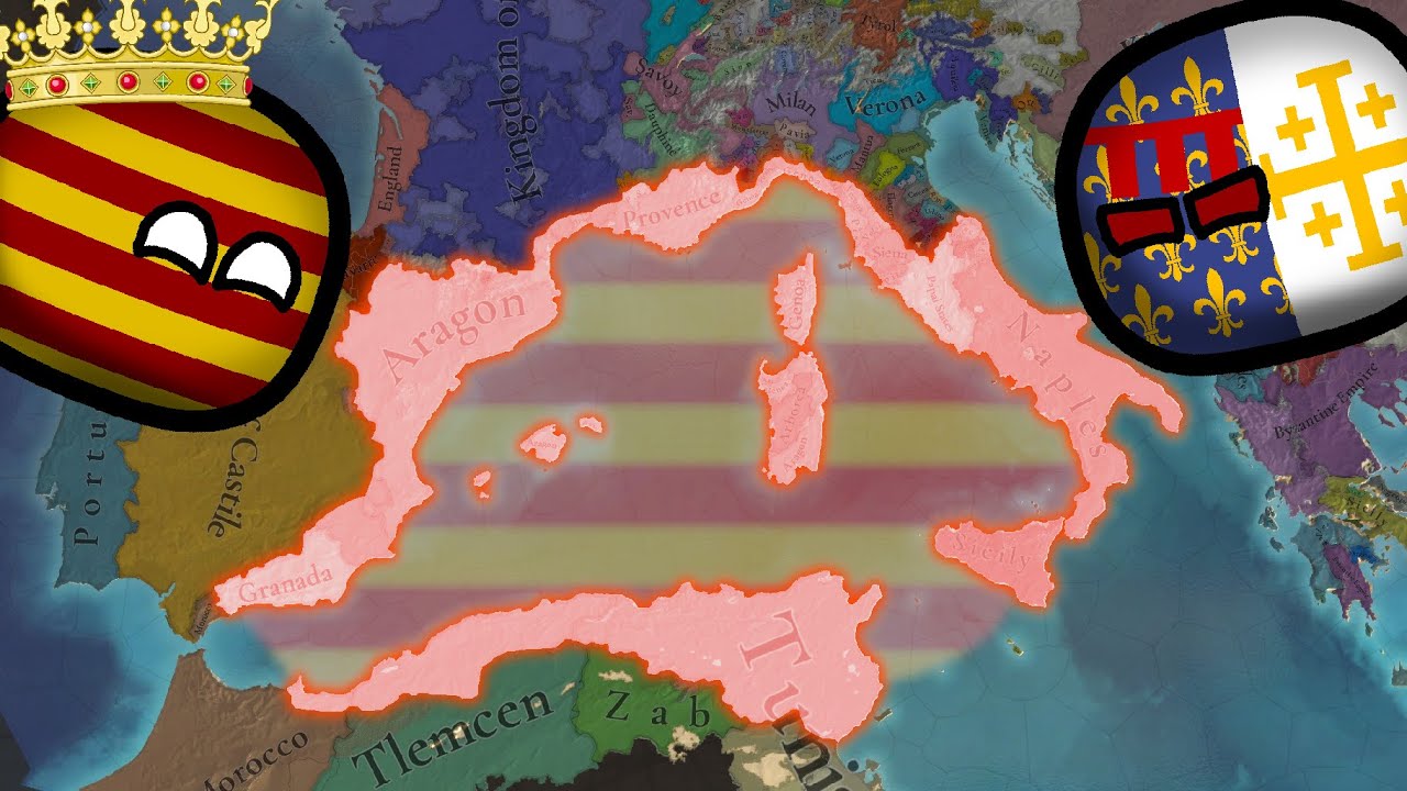 Uniting the Western Med in Europa Universalis V | Kingdom of Aragon