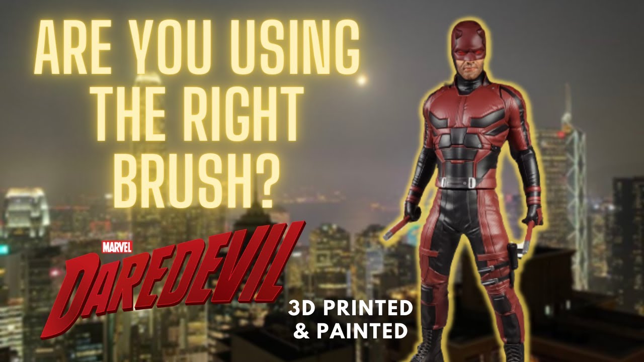 Painting Your 3d Printed Models just got Easier- DAREDEVIL