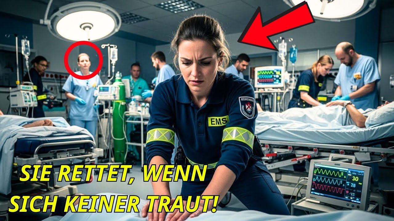 Sie verspotteten die Rettungswagenfahrerin … bis ihre Fähigkeiten vom Schlachtfeld die ganze Notaufn