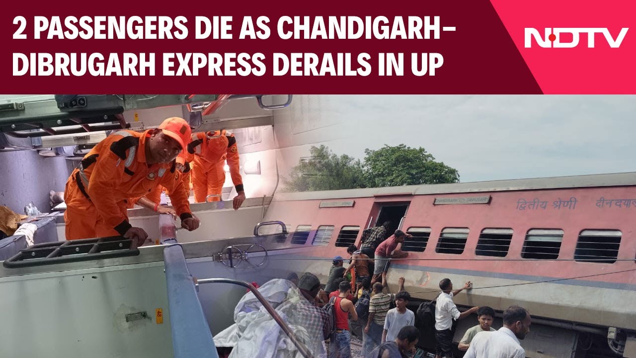 Gonda Train Accident Latest News | 2 Passengers Die As Chandigarh-Dibrugarh Express Derails In UP