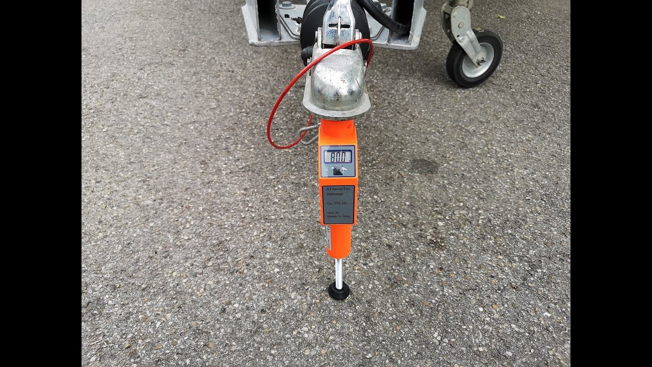 Sicheres Fahren mit dem Trailer - Achsst&uuml;tzlast
