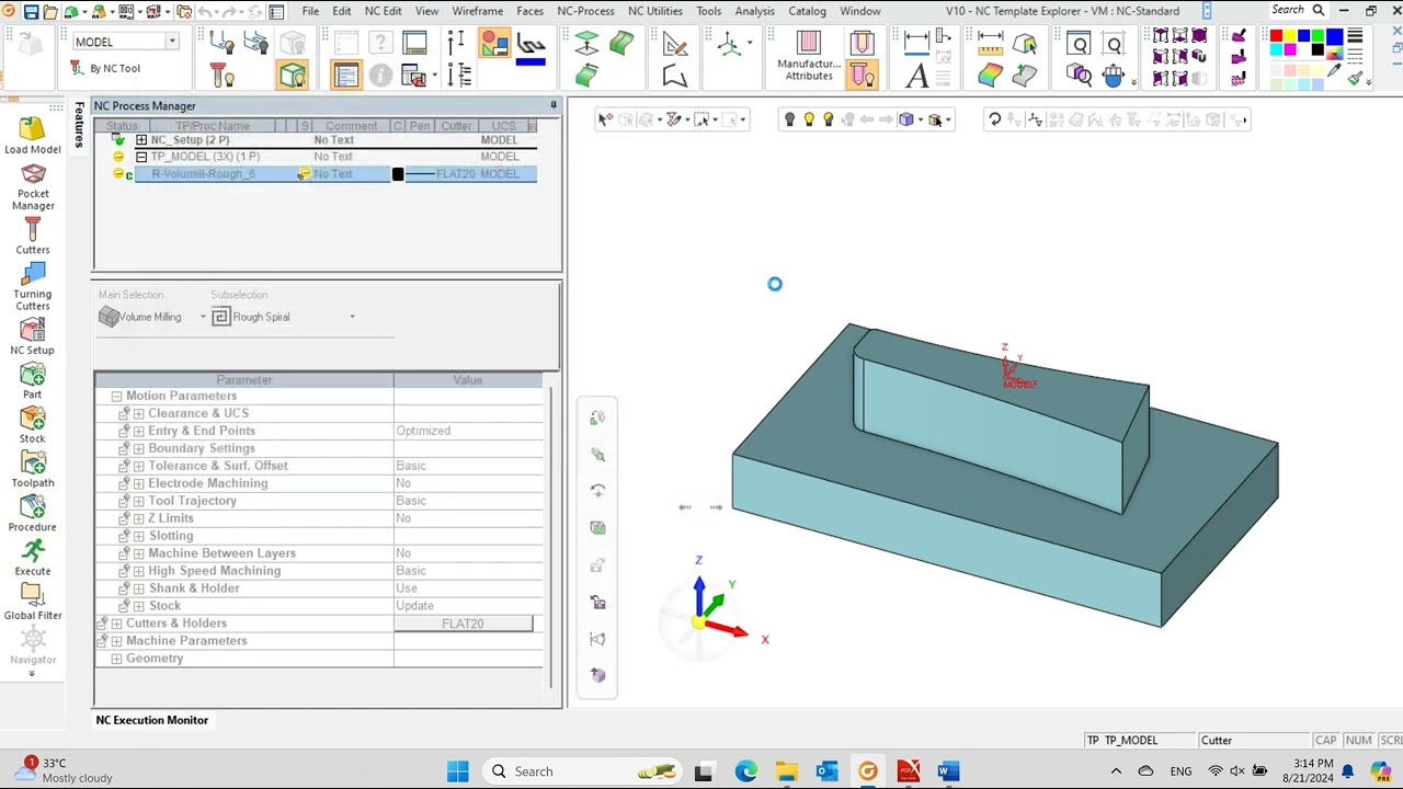 Cimatron 2024 What's new NC - Templates Manager.