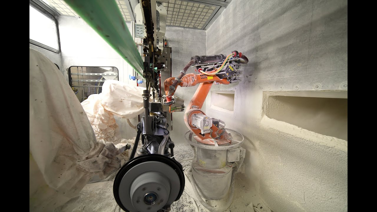 Erhardt + Abt automates handling of car rear axles with KUKA KR 16