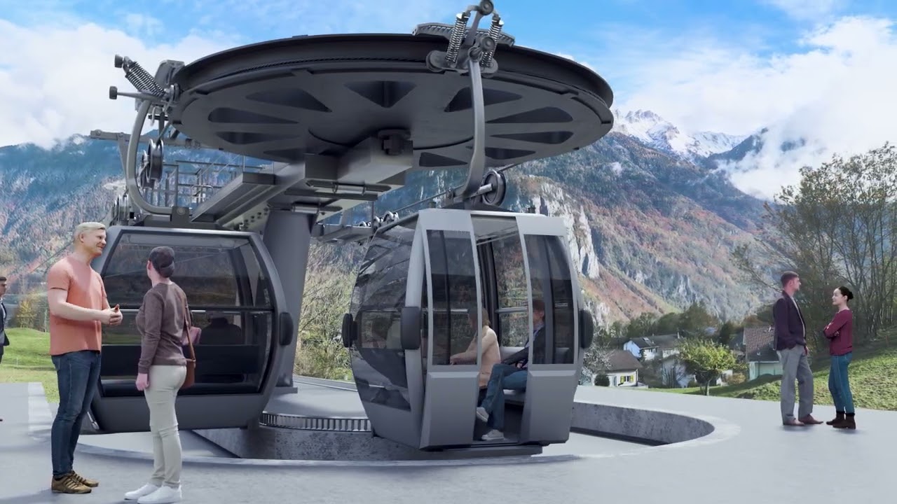 Projet de liaison câblée St-Maurice - Vérossaz (Valais)