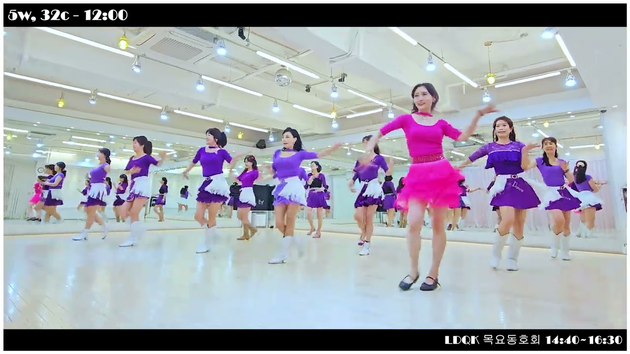 Chula Line Dance l Improver l 출라 라인댄스 l Linedancequeen l Junghye Yoon