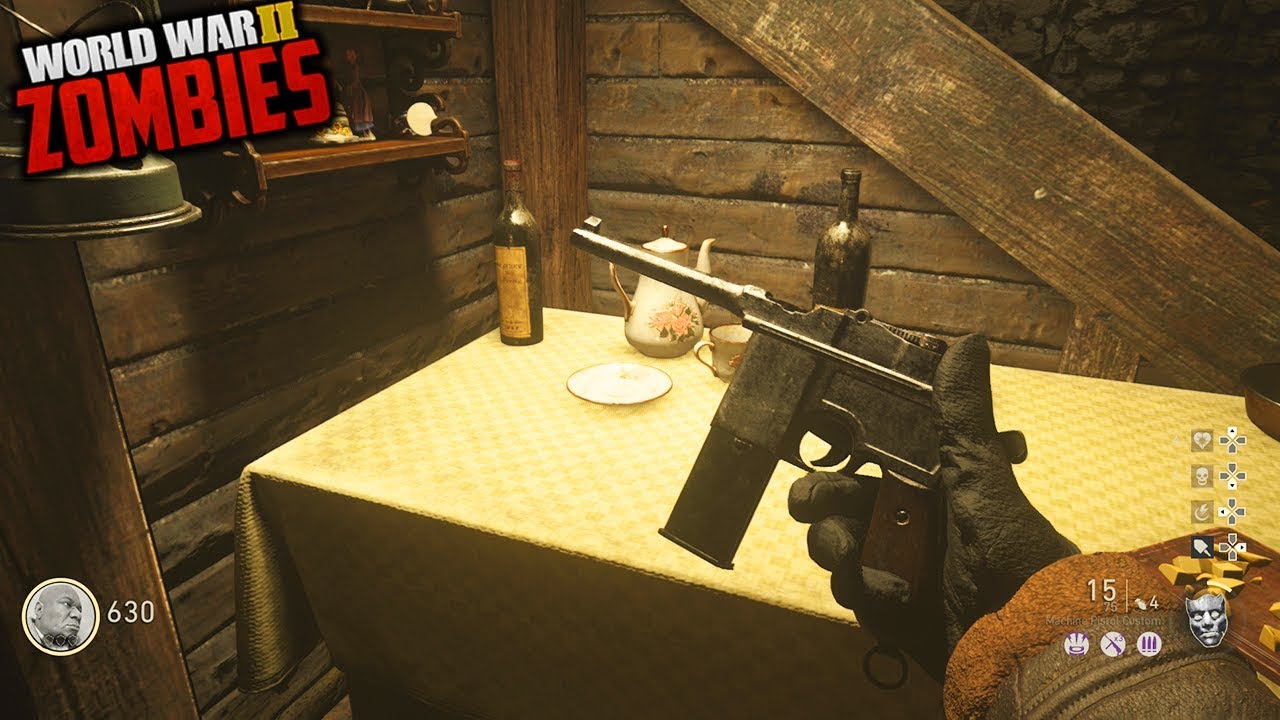 THE SMALLEST ZOMBIES MAP EVER?!?! (Call of Duty WW2 Zombies Groesten Haus)
