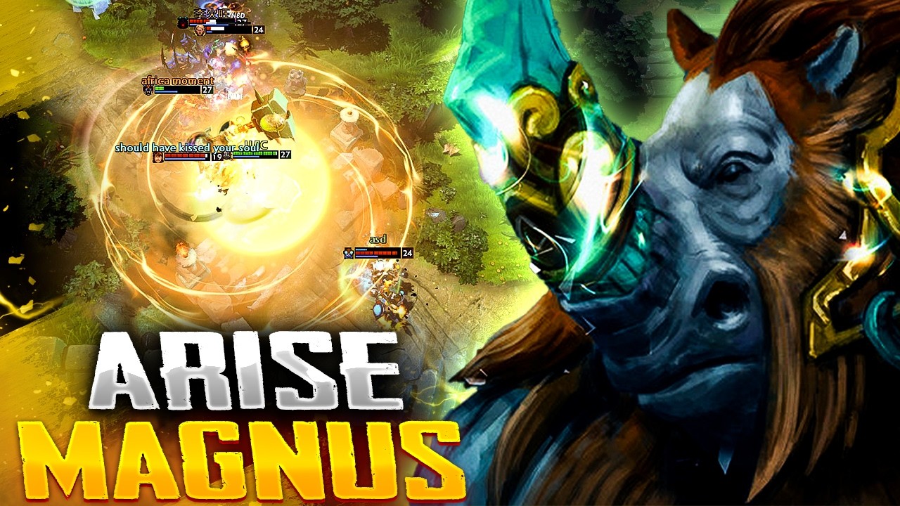 Best Magnus in Dota 2 - 11 minutes of Ar1Se Magnus outplaying his enemies