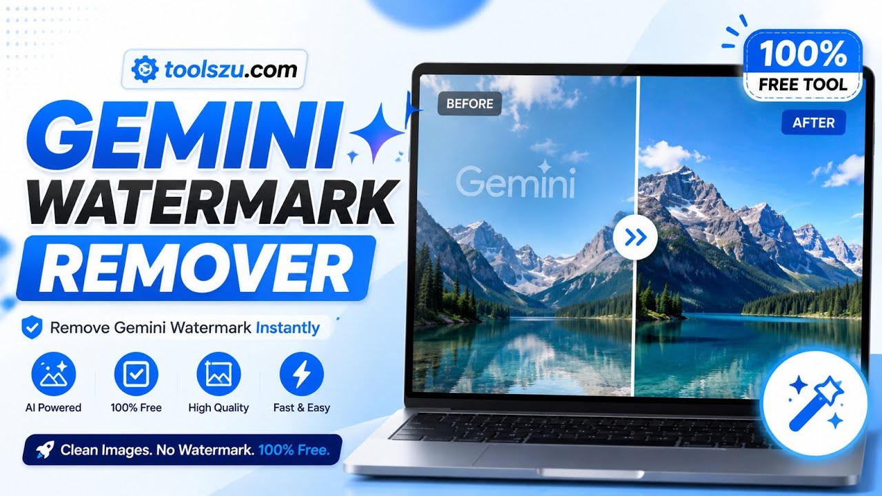 Gemini Watermark Remover Free | Remove Image Watermarks Online Instantly